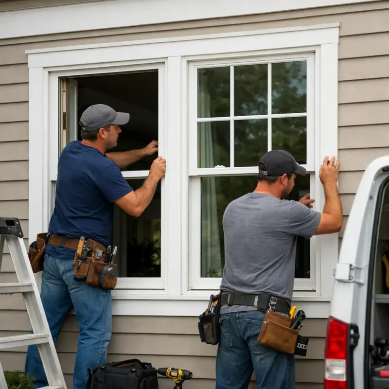 Double-Hung Windows Rawlings